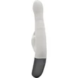 TITANZ 8.5" SILICONE RECHARGEABLE VIBRATOR IN IVORY WHITE csikklóizgatós vibrátor