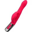 TITANZ 8.5" SILICONE RECHARGEABLE VIBRATOR IN PINK g-pont és csiklóizgató vibrátor