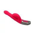 TITANZ 8.5" SILICONE RECHARGEABLE VIBRATOR IN PINK g-pont és csiklóizgató vibrátor