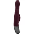 TITANZ 8.5" SILICONE RECHARGEABLE VIBRATOR IN RUBINE RED g-pont és csiklóizgató vibrátor