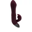 TITANZ 8.5" SILICONE RECHARGEABLE VIBRATOR IN RUBINE RED g-pont és csiklóizgató vibrátor