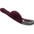 TITANZ 8.5" SILICONE RECHARGEABLE VIBRATOR IN RUBINE RED g-pont és csiklóizgató vibrátor