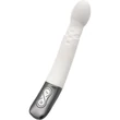 TITANZ 8" SILICONE RECHARGEABLE VIBRATOR IN IVORY WHITE g-pontos vibrátor