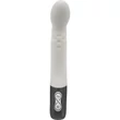 TITANZ 8" SILICONE RECHARGEABLE VIBRATOR IN IVORY WHITE g-pontos vibrátor