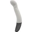 TITANZ 8" SILICONE RECHARGEABLE VIBRATOR IN IVORY WHITE g-pontos vibrátor