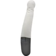 TITANZ 8" SILICONE RECHARGEABLE VIBRATOR IN IVORY WHITE g-pontos vibrátor