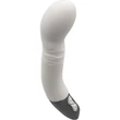 TITANZ 8" SILICONE RECHARGEABLE VIBRATOR IN IVORY WHITE g-pontos vibrátor