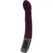 TITANZ 8" SILICONE RECHARGEABLE VIBRATOR IN RUBINE RED g-pontos vibrátor