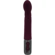 TITANZ 8" SILICONE RECHARGEABLE VIBRATOR IN RUBINE RED g-pontos vibrátor