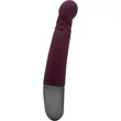 TITANZ 8" SILICONE RECHARGEABLE VIBRATOR IN RUBINE RED g-pontos vibrátor
