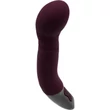 TITANZ 8" SILICONE RECHARGEABLE VIBRATOR IN RUBINE RED g-pontos vibrátor