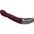 TITANZ 8" SILICONE RECHARGEABLE VIBRATOR IN RUBINE RED g-pontos vibrátor