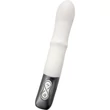 TITANZ 7" SILICONE RECHARGEABLE VIBRATOR IN IVORY WHITE nyelv mozgást utánzó toló funkciós vibrátor