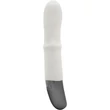 TITANZ 7" SILICONE RECHARGEABLE VIBRATOR IN IVORY WHITE nyelv mozgást utánzó toló funkciós vibrátor