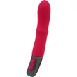 TITANZ 7" SILICONE RECHARGEABLE VIBRATOR IN PINK nyelv mozgást utánzó toló funkciós vibrátor