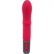 TITANZ 7" SILICONE RECHARGEABLE VIBRATOR IN PINK nyelv mozgást utánzó toló funkciós vibrátor