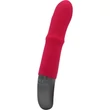 TITANZ 7" SILICONE RECHARGEABLE VIBRATOR IN PINK nyelv mozgást utánzó toló funkciós vibrátor