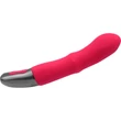 TITANZ 7" SILICONE RECHARGEABLE VIBRATOR IN PINK nyelv mozgást utánzó toló funkciós vibrátor