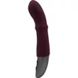 TITANZ 7" SILICONE RECHARGEABLE VIBRATOR IN RUBINE RED nyelv mozgást utánzó toló funkciós vibrátor