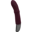 TITANZ 7" SILICONE RECHARGEABLE VIBRATOR IN RUBINE RED nyelv mozgást utánzó toló funkciós vibrátor