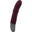TITANZ 7" SILICONE RECHARGEABLE VIBRATOR IN RUBINE RED nyelv mozgást utánzó toló funkciós vibrátor