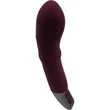 TITANZ 7" SILICONE RECHARGEABLE VIBRATOR IN RUBINE RED nyelv mozgást utánzó toló funkciós vibrátor