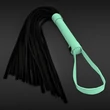 GLO Bondage - Flogger - Green korbács