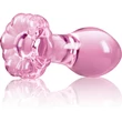 Crystal - Flower - Pink fenékdugó