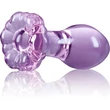 Crystal - Flower - Purple fenékdugó
