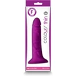 Colours - Pleasures - Thin 5" dildó - Purple