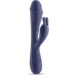 Obsessions - Scarlett - Dark Blue nyuszi formájú csikló és g-pontos vibrátor