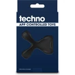 Techno - Strobe - Black vibrátoros péniszgyűrű