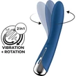 Spinning Vibe 1 blue g-pontos vibrátor