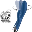 Spinning Rabbit 1 blue g-pontos és csiklóizgatós vibrátor