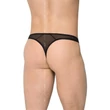 Mens Briefs 4525 - fekete hálós férfi tanga XL