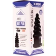 X-MEN 9.2 inch Butt Plug Black fenékdugó