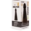 X-MEN 10 inch Huge Anal Plug Black fenékdugó tapadókoronggal