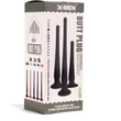 X-MEN Butt Plug Size S Black fenékdugó