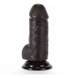 X-MEN Greg's 6.2" Cock Black fenékdugó tapadókoronggal