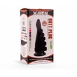 X-MEN 7" Butt Plug Black fenékdugó tapadókoronggal