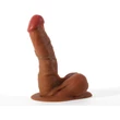 X-Men Mike 6.1" Cock Tan Brown dildó herékkel