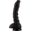9" David Cock black dildó herékkel