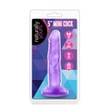 Naturally Yours 5 inch Mini Cock Purple erezett dildó tapadókoronggal