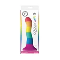 Colours Pride Edition 6 inch Wave dildó Rainbow tapadókoronggal