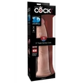 King Cock Triple Density 11" Cock - Flesh dildó