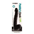 X-MEN Paddy’s 14 inch Cock Black dildó herékkel és tapadókoronggal