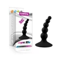 Lure Me Beaded Anal Plug Black 1 fenékdugó