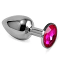 Rosebud Classic Metal Plug S Fuchsia fenékdugó