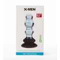 X-MEN 3 Beads Anal Plug fenékdugó tapadókoronggal