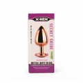 X-MEN Secret Shine Metal Butt Plug Rose Gold Heart L fenékdugó